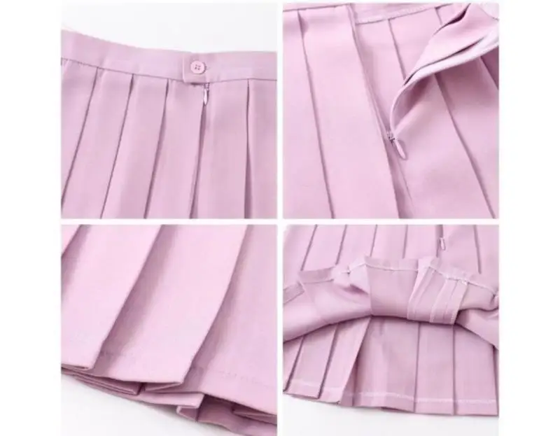 New Summer Women Girls Stripe Skirt 2025 High Waist Student Black Pleated Skirts Women Cute Sweet Girls Dance Mini Skirt XS-3XL
