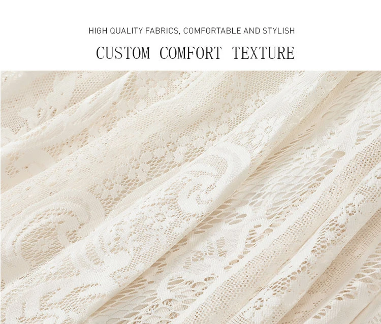 2026 New Spring Summer Women Long Skirt Fairy Palace Style Custom Lace Oversize Pendulum Mid-length Female Skirts