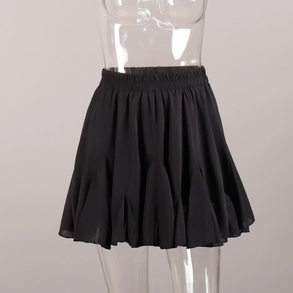 Summer White Ruffle Mini Skirt High Waist Korean Sexy Cute Ruffle Vintage Tennis Skirt Elastic Waist Tutu Short Skirts for Women