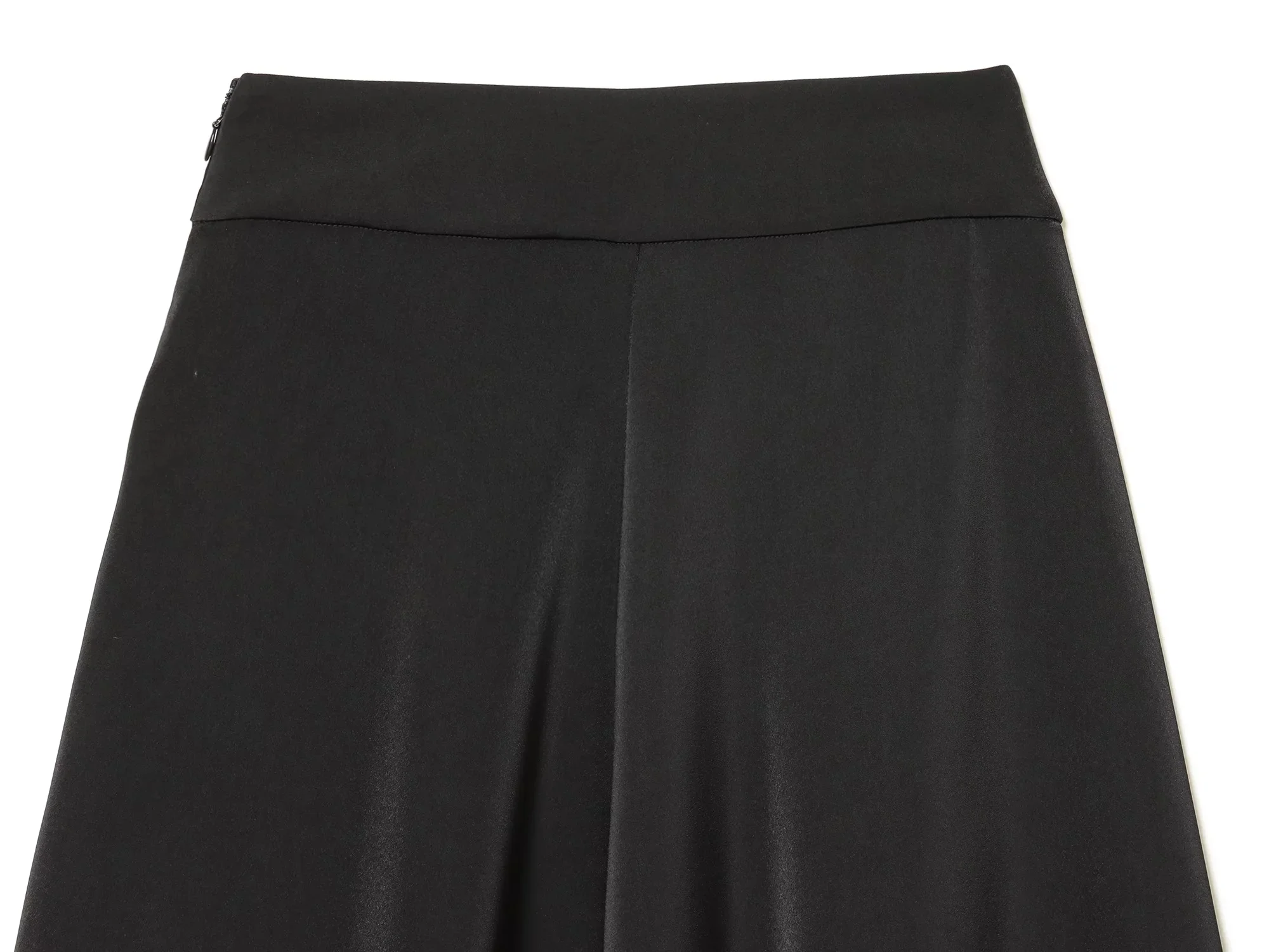 KONDALA Trend Sexy Chic Women Asymmetrical Skirt Solid Lace Zipper Skirt New Fashion 2026 Spring Holiday Party Night Out Skirt