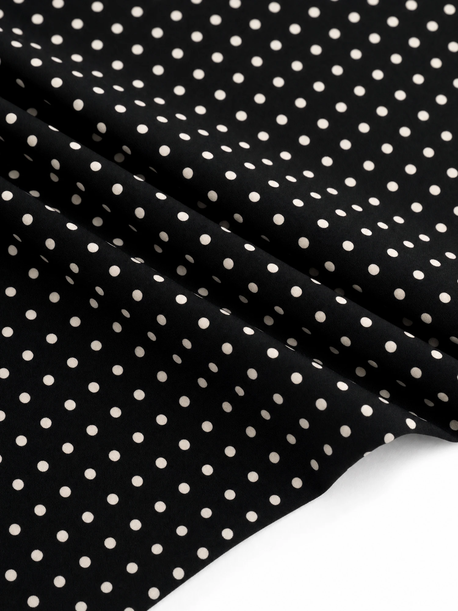 XIAOGULI 2026 Summer New Polka Dot Midi Skirt Women Chiffon Skirt Black Vintage Korean Style Elastic High Waist Leg lengthening