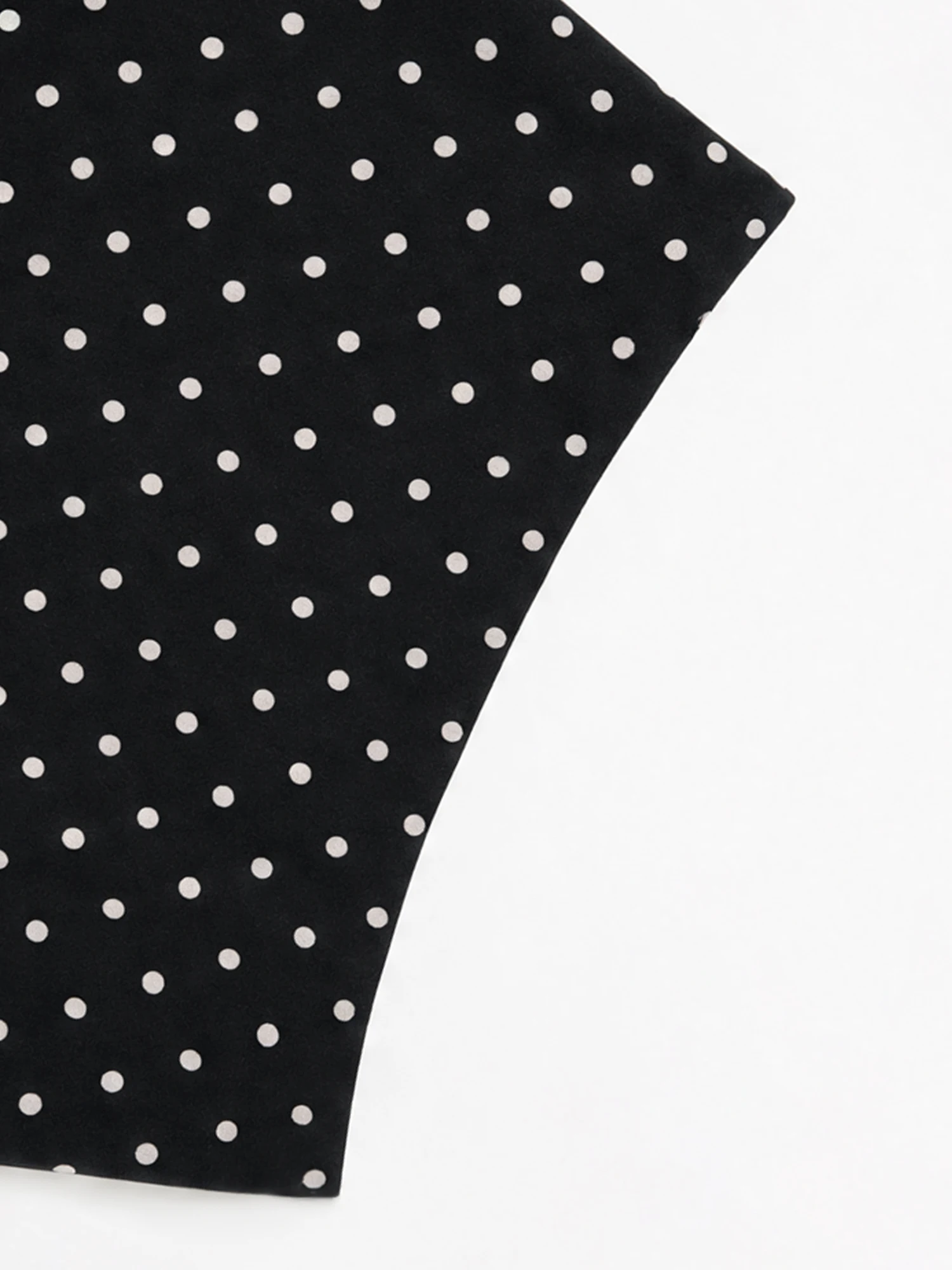 XIAOGULI 2026 Summer New Polka Dot Midi Skirt Women Chiffon Skirt Black Vintage Korean Style Elastic High Waist Leg lengthening