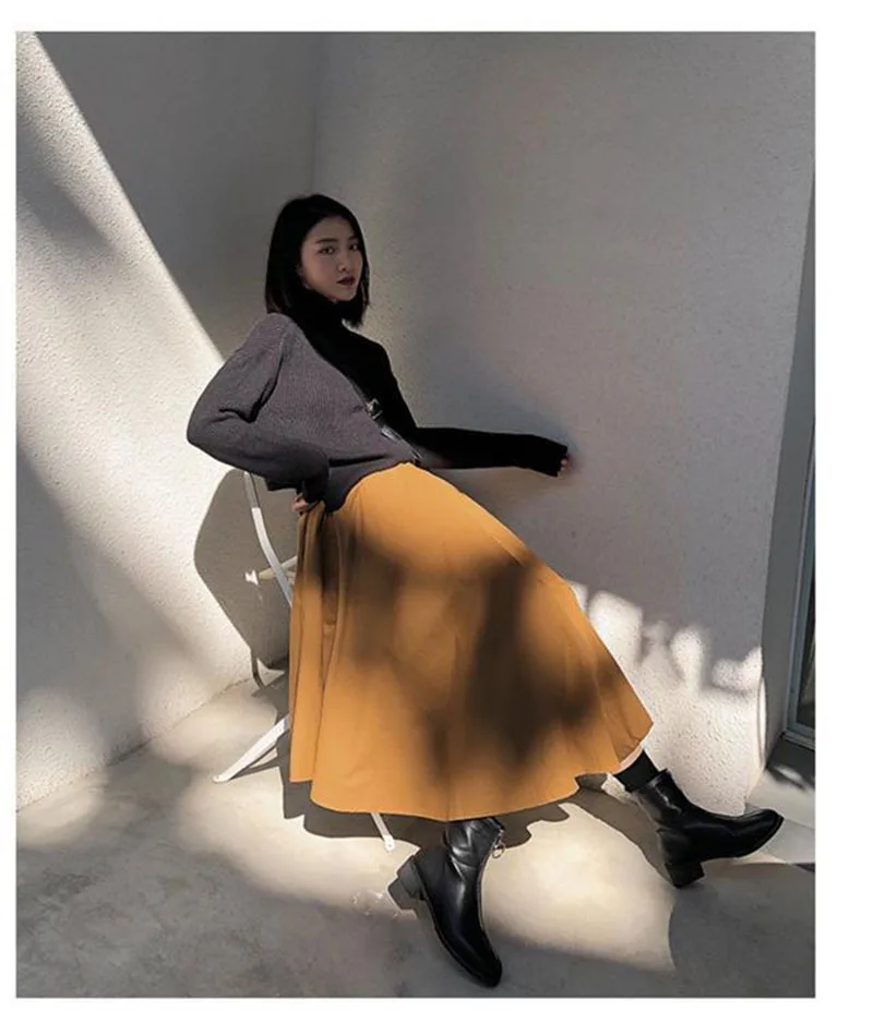 Black Skirts Woman Japanese Gothic Irregular High Waist Pleated Skirt Pants for Women Vintage Solid Cargo Skirts Female