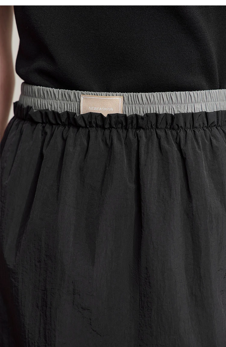 AMII Office Lady Summer Skirt for Women New 2025 Solid Sunscreen Straight Thin Mid Length Skirts Female Fashion Casual 12542033