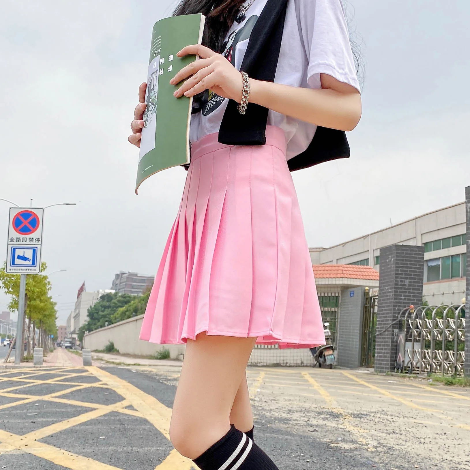 Preppy Style Elastic High waist Fluffy Skirt Double Layered Pleated Ruffled Edge Mini Cake Skirt Cute Hotsweet Y2K Skirt Pants