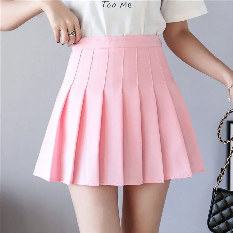 Preppy Style Elastic High waist Fluffy Skirt Double Layered Pleated Ruffled Edge Mini Cake Skirt Cute Hotsweet Y2K Skirt Pants