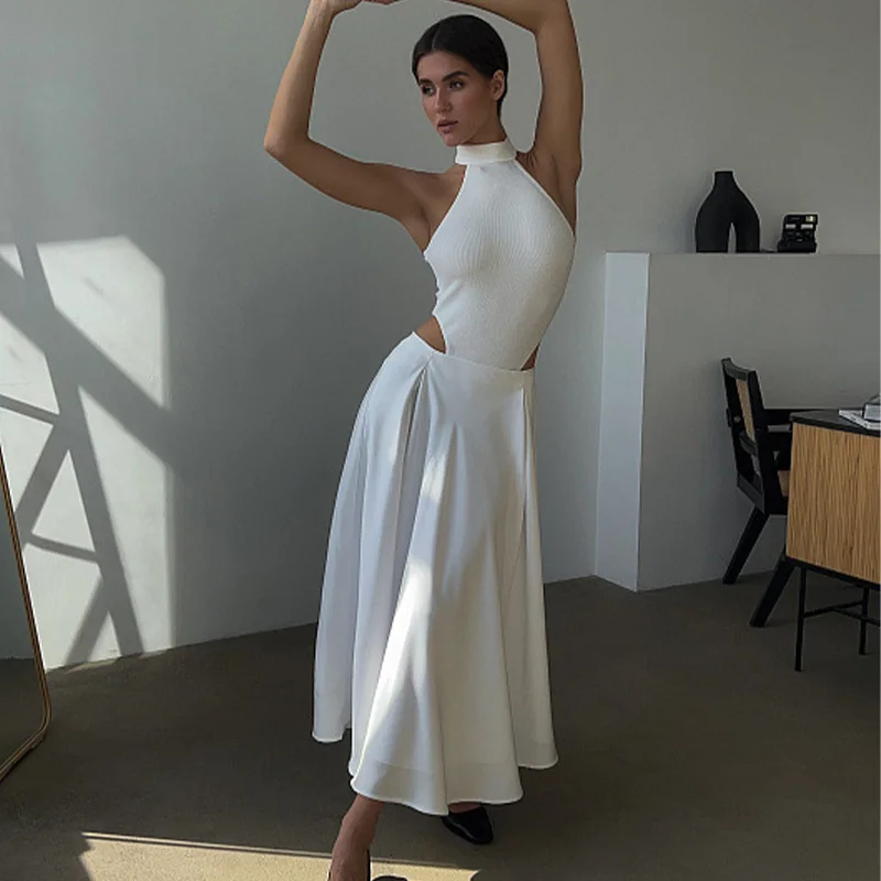 Elegant Satin Loose Women Skirt 2025 High Waist Maxi Skirts Streetwear Classic Long Skirt Fashion Female Black Skirt