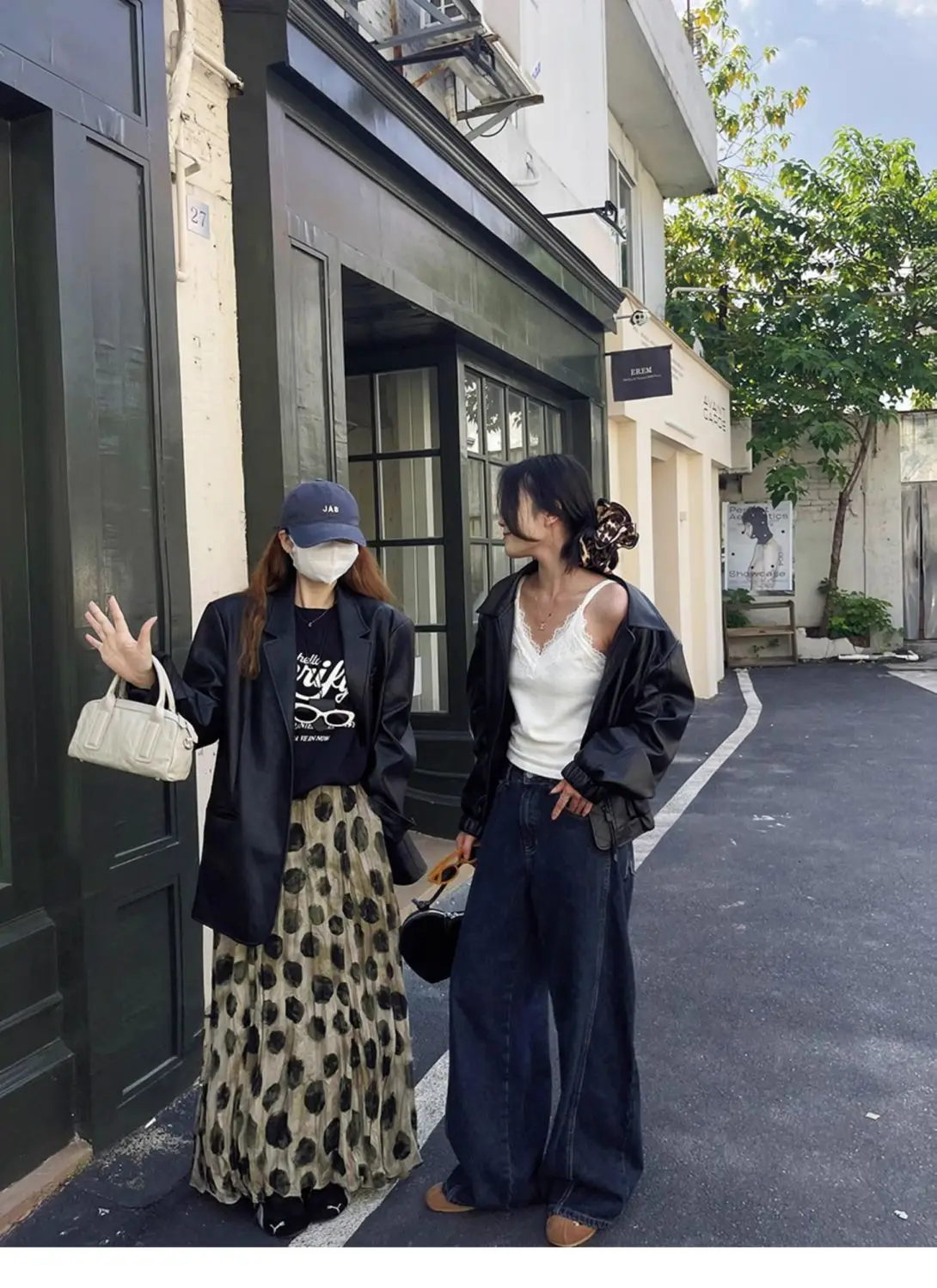 Trendy Vintage Polka Dot Print Maxi Skirt Women High Waist Long Skirt Design Spring Summer Clothes Loose Harajuku Y2k Skirts New