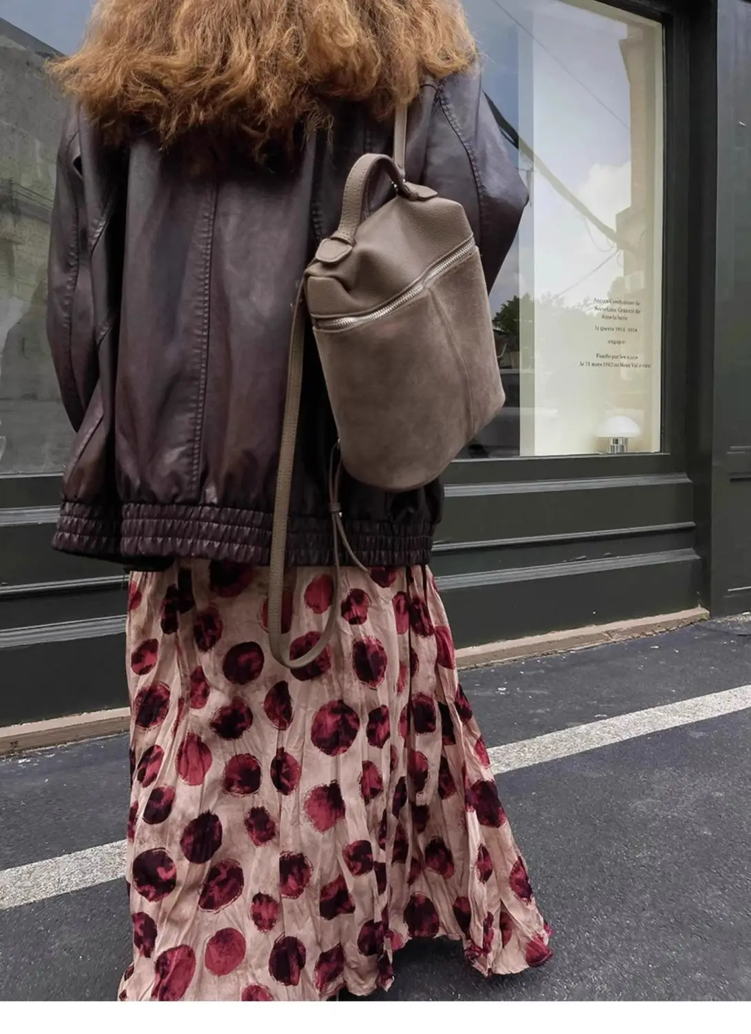 Trendy Vintage Polka Dot Print Maxi Skirt Women High Waist Long Skirt Design Spring Summer Clothes Loose Harajuku Y2k Skirts New