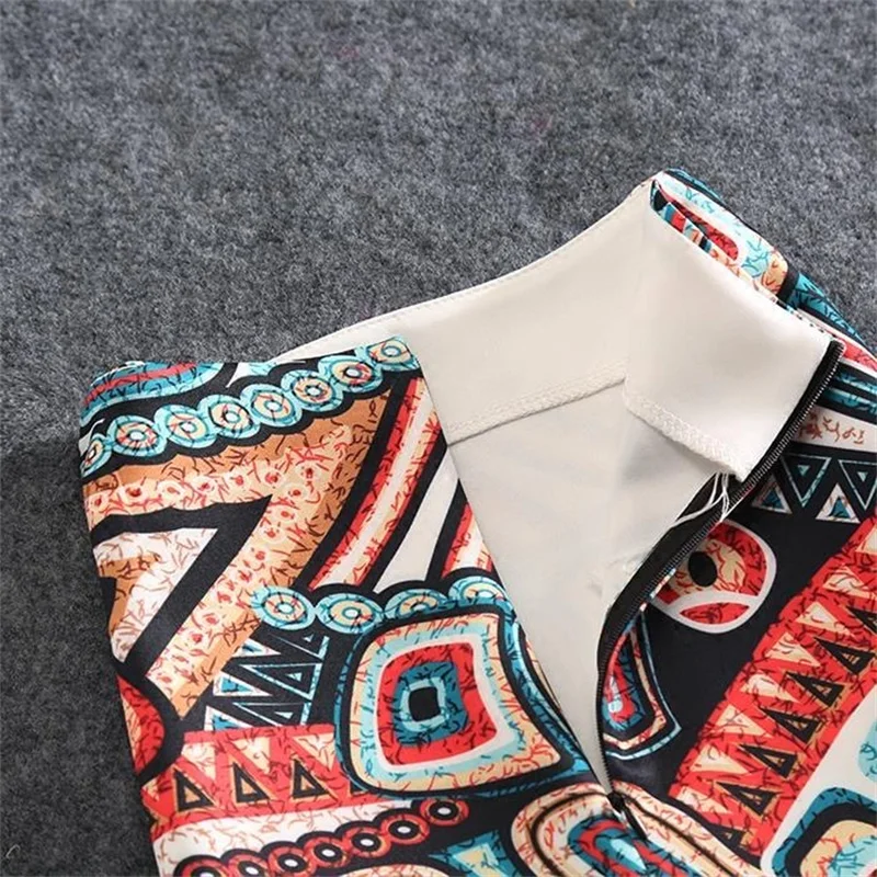 Streetwear Blue Skirt Ladies Spring Clothes Women's High Waist Harajuku Korean Style Vintage Print Skirt for Women Faldas Cortas
