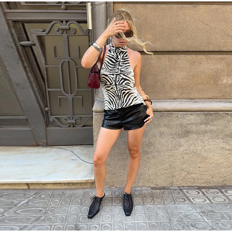 Fashion Zebra Print Women's Skirt High Waist Straight Loose Skirt Chic 2026 Spring Summer New Street Daily Wear Ladies Clothing