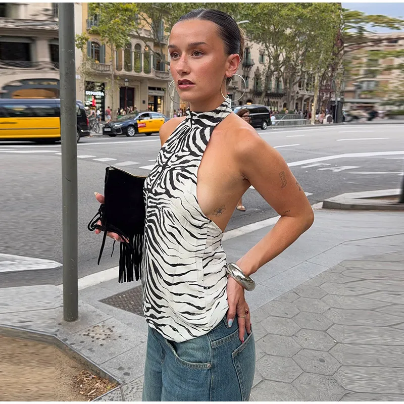 Fashion Zebra Print Women's Skirt High Waist Straight Loose Skirt Chic 2026 Spring Summer New Street Daily Wear Ladies Clothing