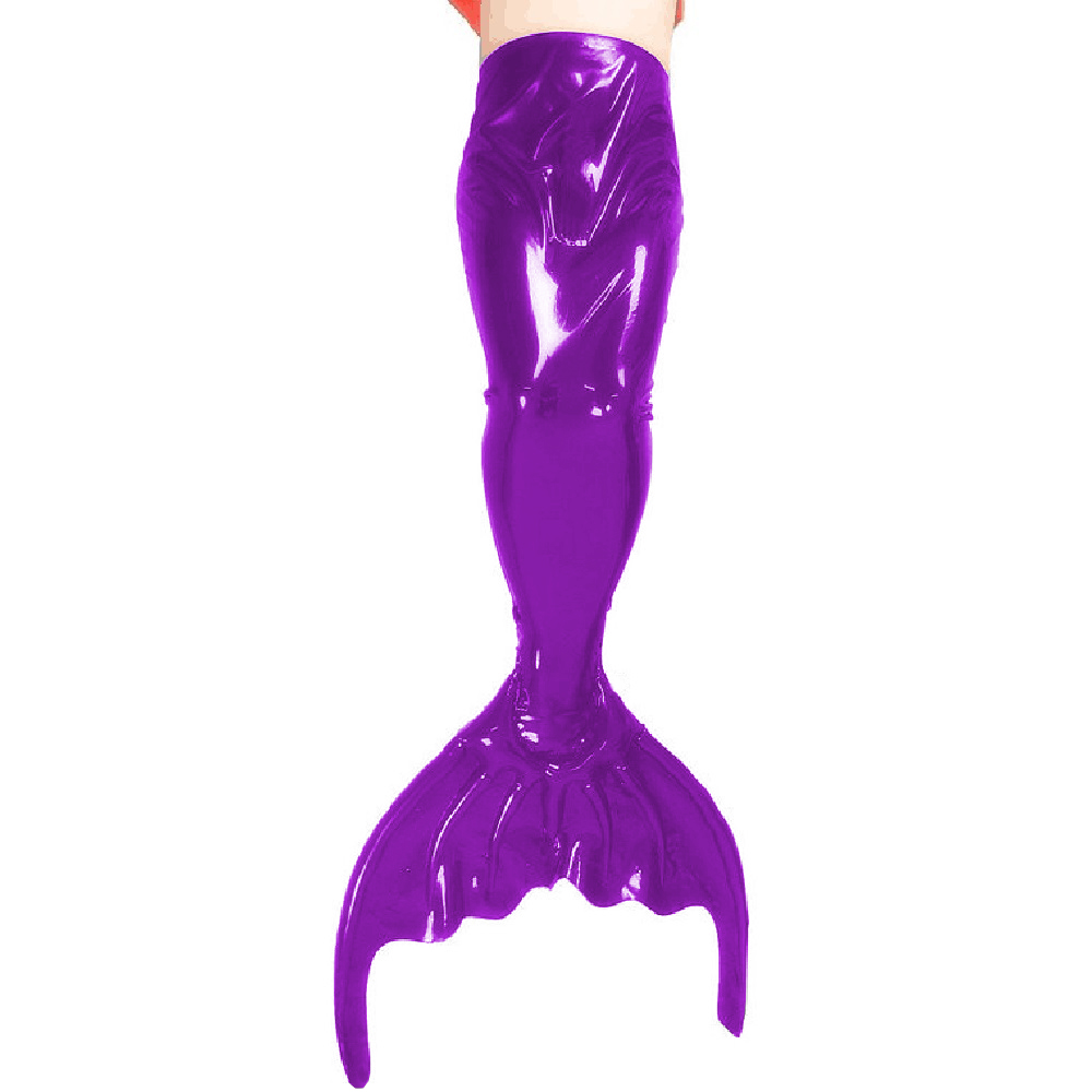 Glossy PVC Leather Skinny Mermaid Skirts for Women, High Waist,Slim Mermaid Maxi Skirt, Stage Performance Cosplay Costume, S-7XL