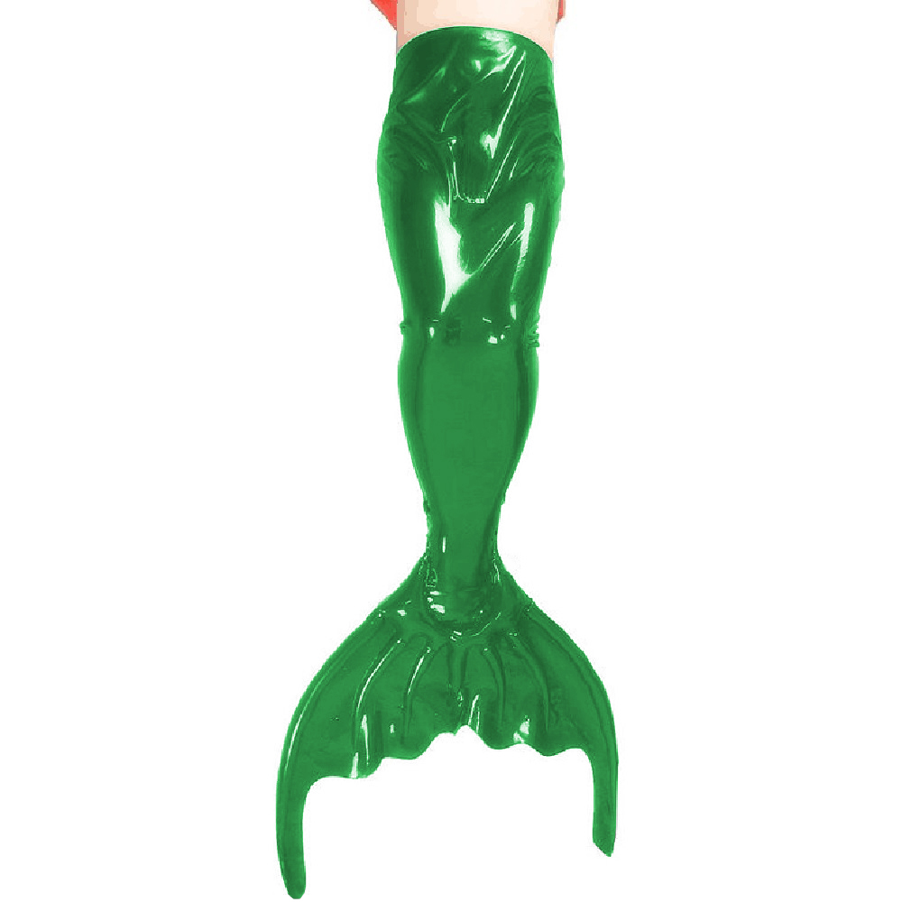 Glossy PVC Leather Skinny Mermaid Skirts for Women, High Waist,Slim Mermaid Maxi Skirt, Stage Performance Cosplay Costume, S-7XL