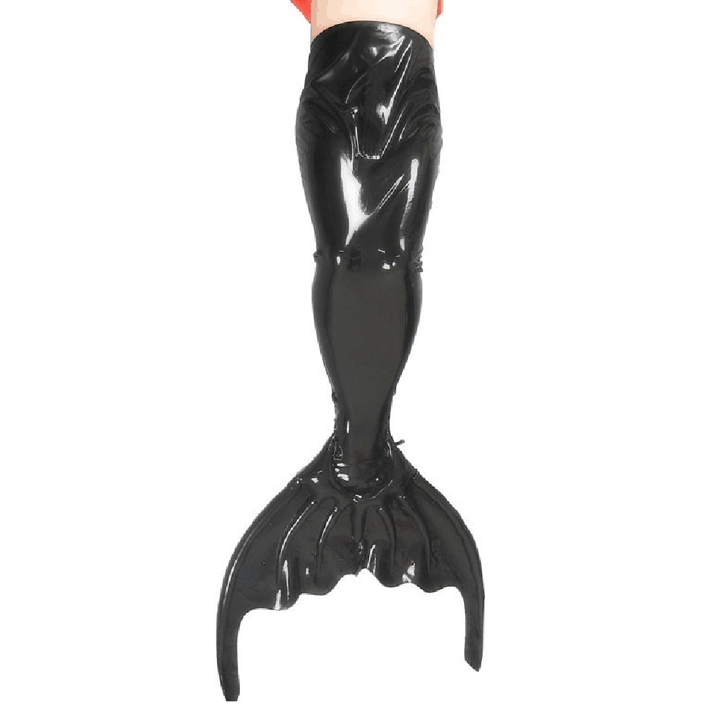 Glossy PVC Leather Skinny Mermaid Skirts for Women, High Waist,Slim Mermaid Maxi Skirt, Stage Performance Cosplay Costume, S-7XL