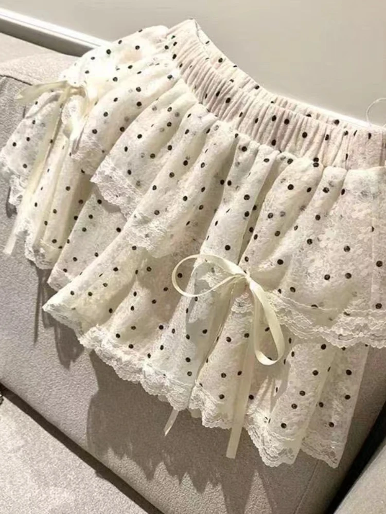 Y2k Ruffled Layered Aesthetic Women Harajuku Lace Cake Mini Skirt Subculture High Waist Kawaii Streetwear Vintage Casual Cute