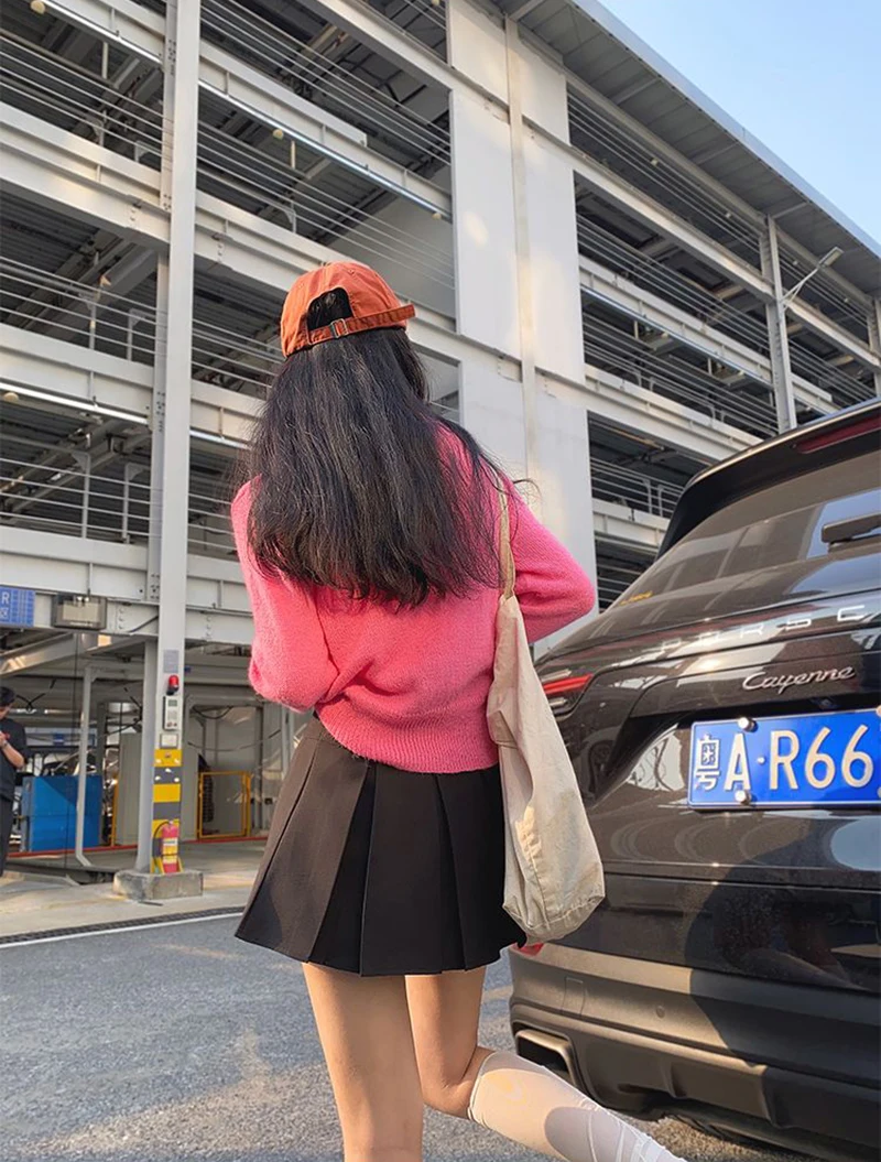 MEXZT Y2K Mini Skirts Women Harajuku Streetwear Black Pleated Skirt Korean Fashion School Uniform Kawaii High Waist A Line Skirt