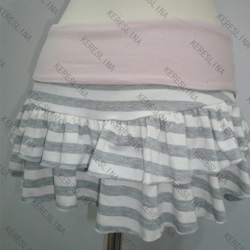 New Subculture Spice Girl Striped Slim Skirt Trendy Elegant Sweet Female High Street Aesthetic Skirt European and American Skirt
