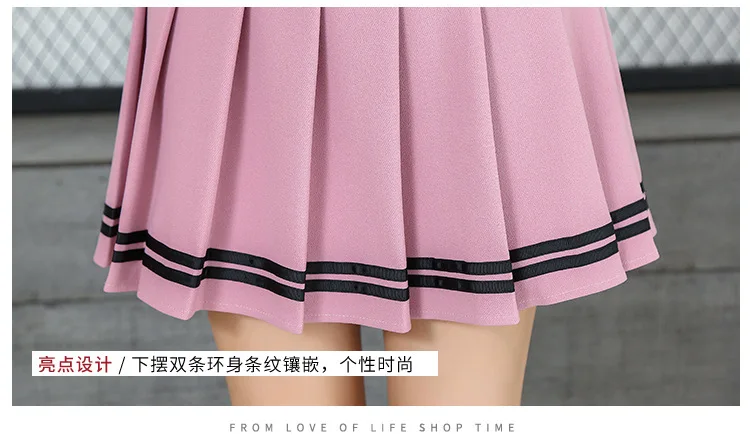 2024 high waist pleated skirts Kawaii Harajuku Skirts women girls lolita a-line sailor skirt Preppy school uniform