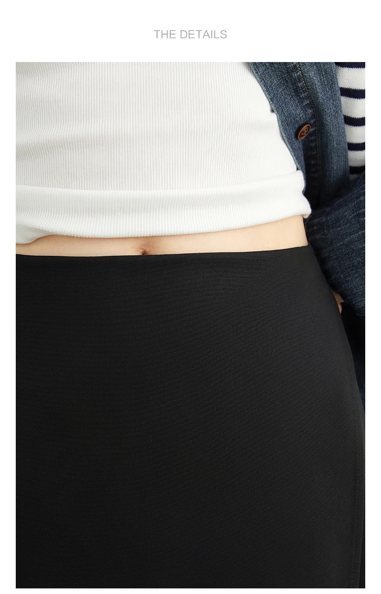 CHIC VEN New Women Skirts Loose Casual Solid Straight Tube Design Irregular Slit Female Skirt Ladies Clothes Spring Autumn 2025