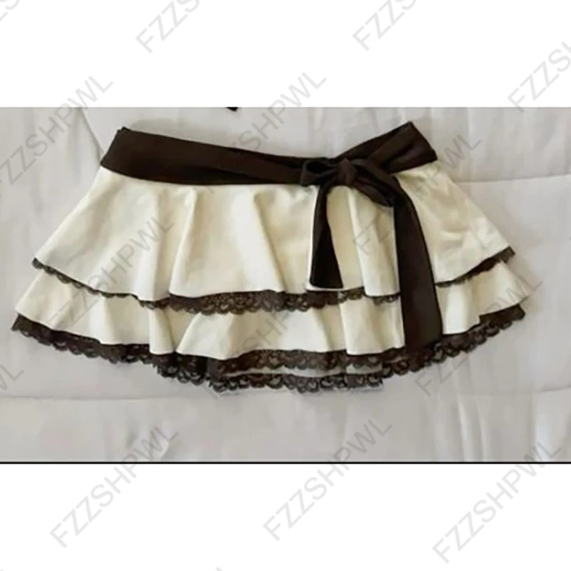 Classic Minimalist Women's Summer Dress Y2K Skirt Grunge Goth Hip Hop Fashion Casual Mini Skirt Spicy Girls Half length skirt