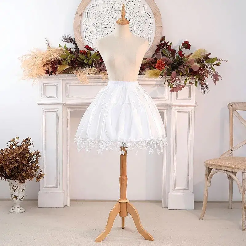 Star Petticoat Gorgeous Fish Bone Lolita Skirt Support Adjustable Daily Violence Carmen Skirt Women Mid-length Fluffy Underskirt
