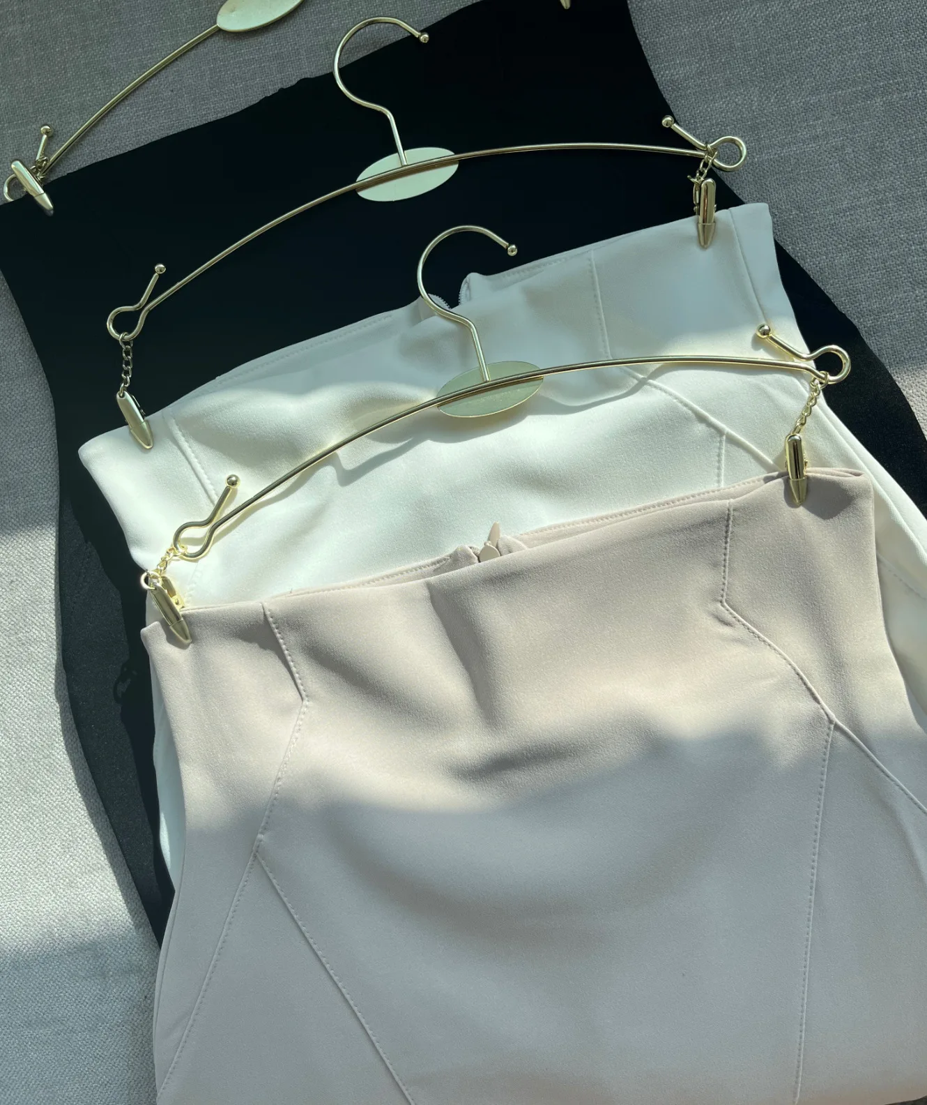 WOMENGAGA Fashion Mini Skirts Korea 2024 Autumn/Winter New High Waist Tight Simple Solid Color Hip Wrapped Short Skirts 3JAB