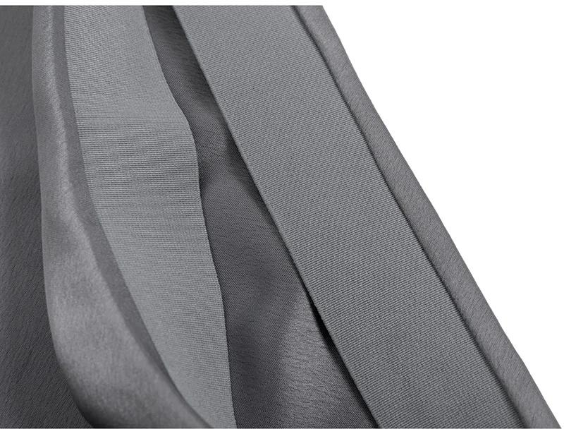 Women High Quality Satin Skirt Midi Elastic Waist Split Skirts Ladies Office Black A Line Satin Skirts With Split For Women