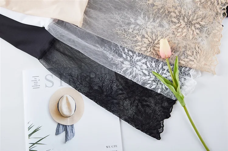 Women Skirt Extender Knee Lace Slip Hollow Length A-Line Half Extenders Women Lady Lace Slip Casual Skirt Underskirt Petticoat