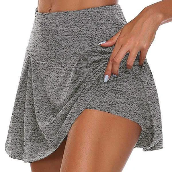 Tennis Skirt with Built-in Shorts Women Summer Mini Skirt Stretch Flowy Golf Skirt Teengirl Balletcore Gym Sporty Outfit