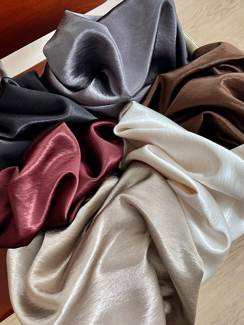 12 Colors New In 2026 Women Spring Autumn Elegant Fashion Satin Long Skirts Female Trendy Solid Color High Waist Faldas