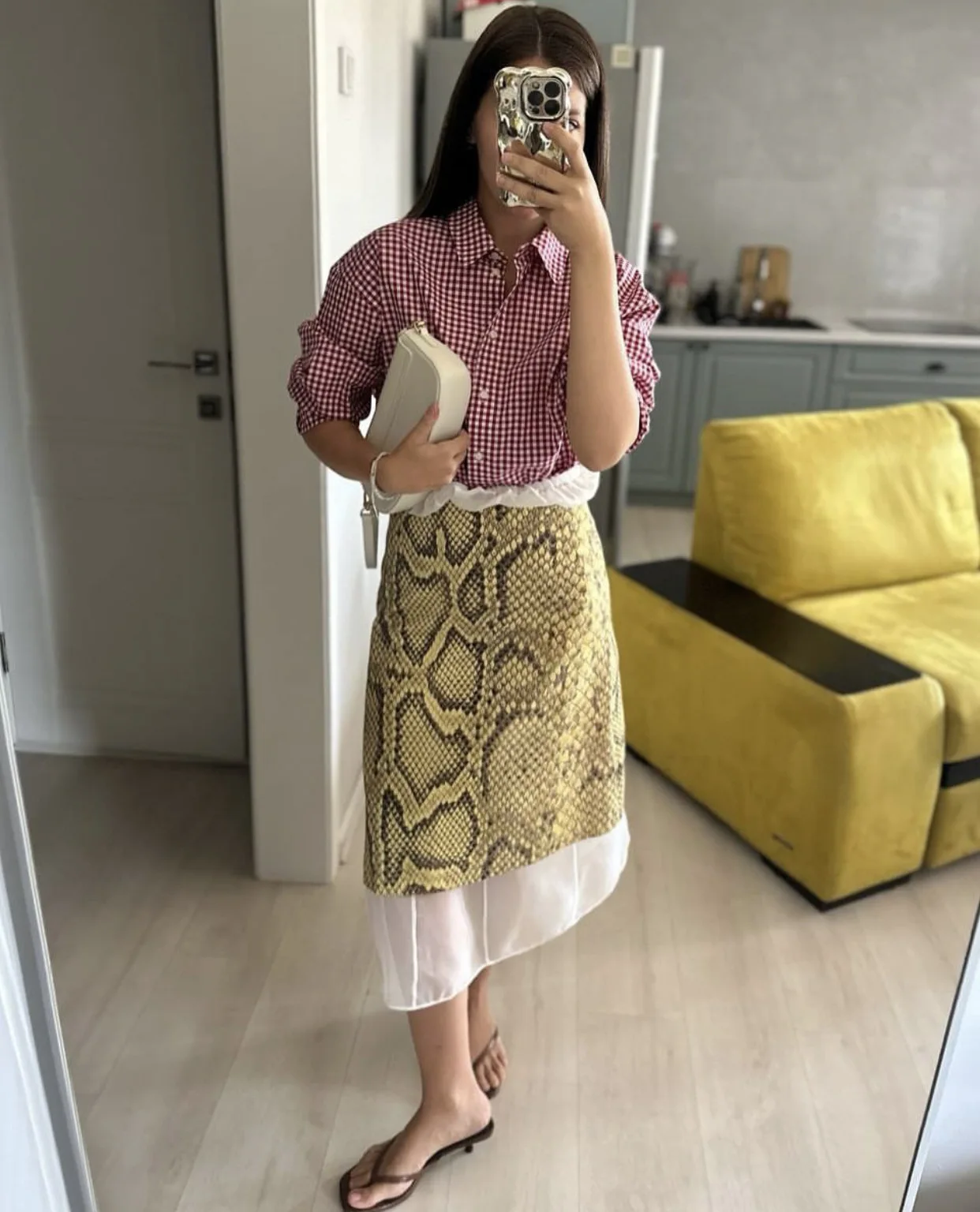 Women Snake Print High Waist Skirt Slim Straight Long Skirt Hot Summer Streetwear Fashion Skirt for Women