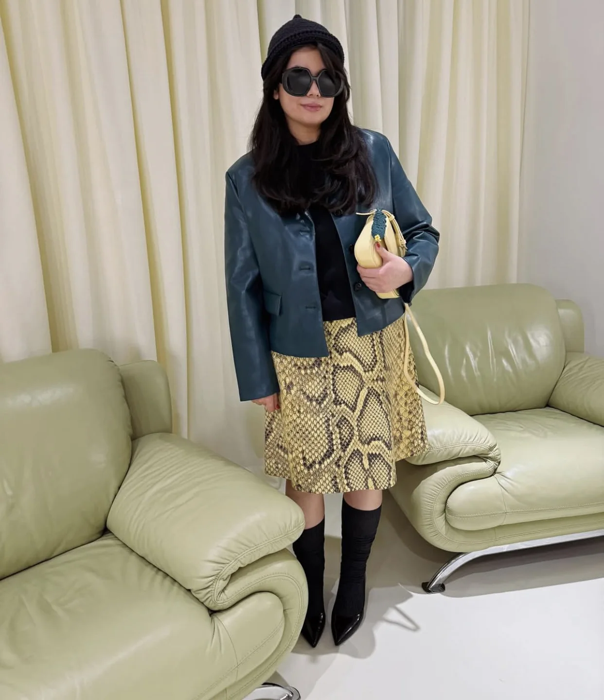 Women Snake Print High Waist Skirt Slim Straight Long Skirt Hot Summer Streetwear Fashion Skirt for Women