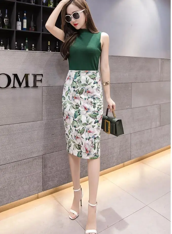 On Sale Spring Summer Women Y2K High Waist Midi Pencil Chiffon Skirts Slim Bodycon Vintage Hip Raise Korean Fashion Clothes