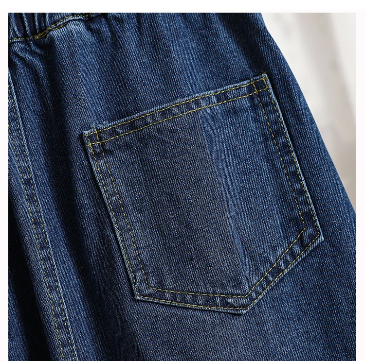 High Waist Denim Long Skirt Women New Arrival 2024 Spring Vintage Style Solid Color Loose Ladies Elegant A-line Skirts B3323
