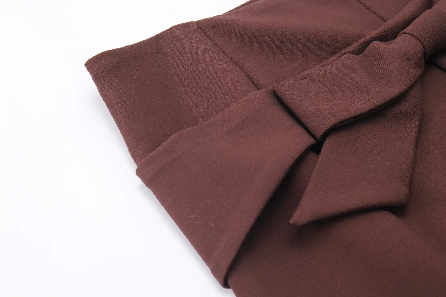 New Women Pencil Skirt Knee Length High Waist Elegant Open Slit Bow Skirt