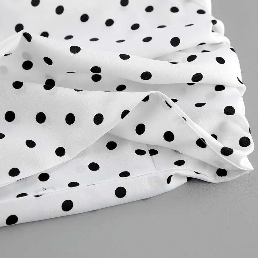 Elegant White Polka Dot Maxi Skirt Women High Waist Slim Ruffled Mermaid Skirt 2026 Summer Chic Y2k Party Long Skirts Streetwear