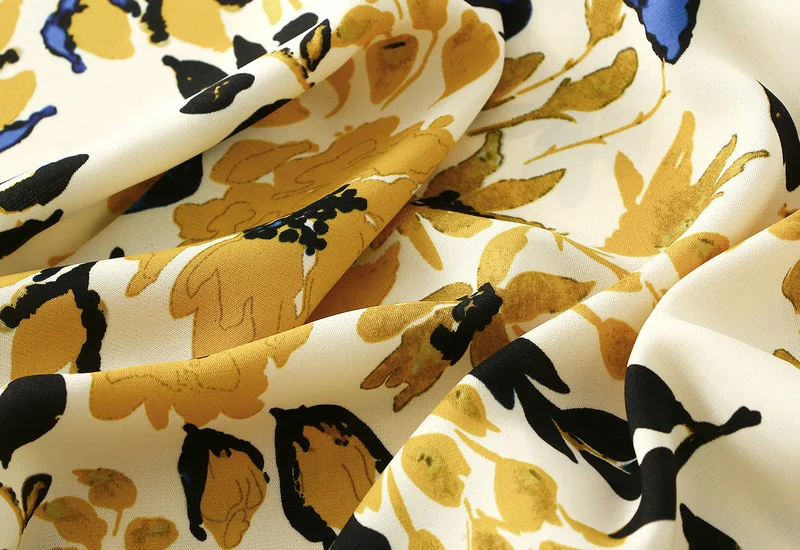 Women Summer Fashion Floral Print Satin Long Skirts 2025 Female Trendy Luxury Elegant Vacation Style Faldas