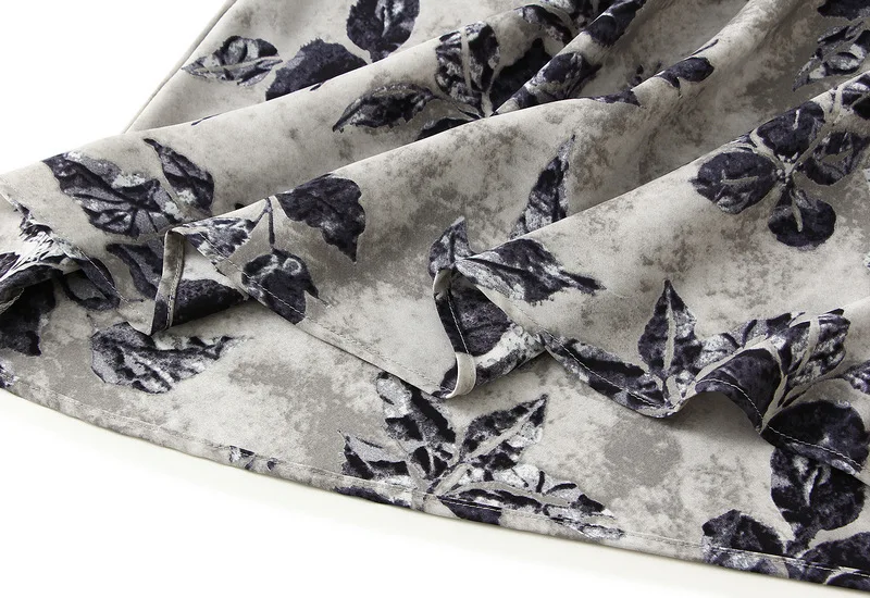 Women Summer Fashion Floral Print Satin Long Skirts 2025 Female Trendy Luxury Elegant Vacation Style Faldas