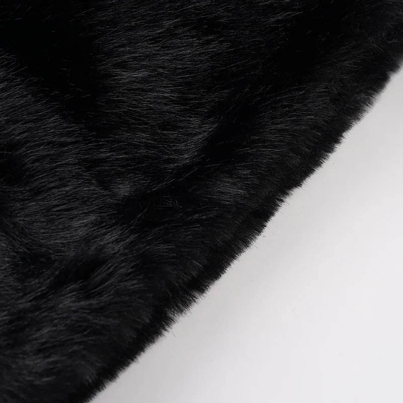 2025 Fall Winter Women Fashion Faux Fur Bodycon Mini Skirts All Matching Basic Casual Streetwear Bottoms Furry Skirt Clubwear