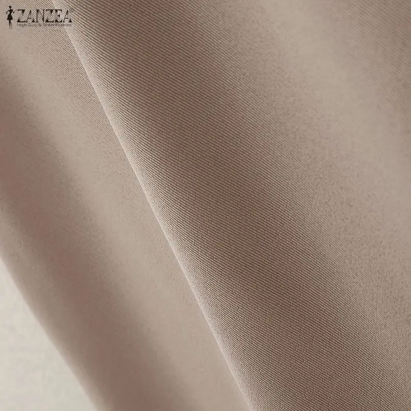 ZANZEA Women's High Waist Pencil Midi Skirt Office Lady Elegant Side Split Bodycon Skirts Casual Solid Color Woman Bottoms S-3XL