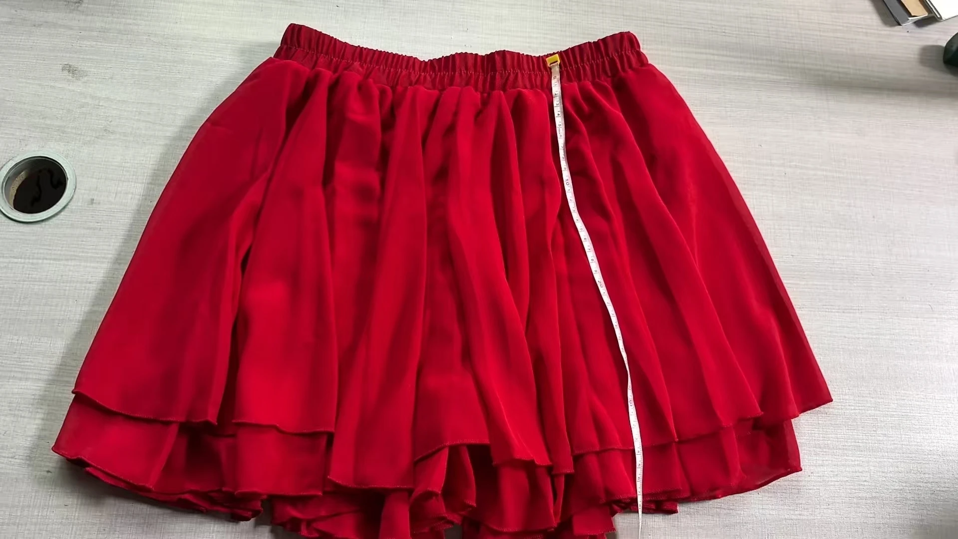Elastic Waist Large Swing Yarn Have Safety Shorts Women Chiffon Skirt Fluffy Skirt Spring Summer Large Size Mini Sexy Bott Pants