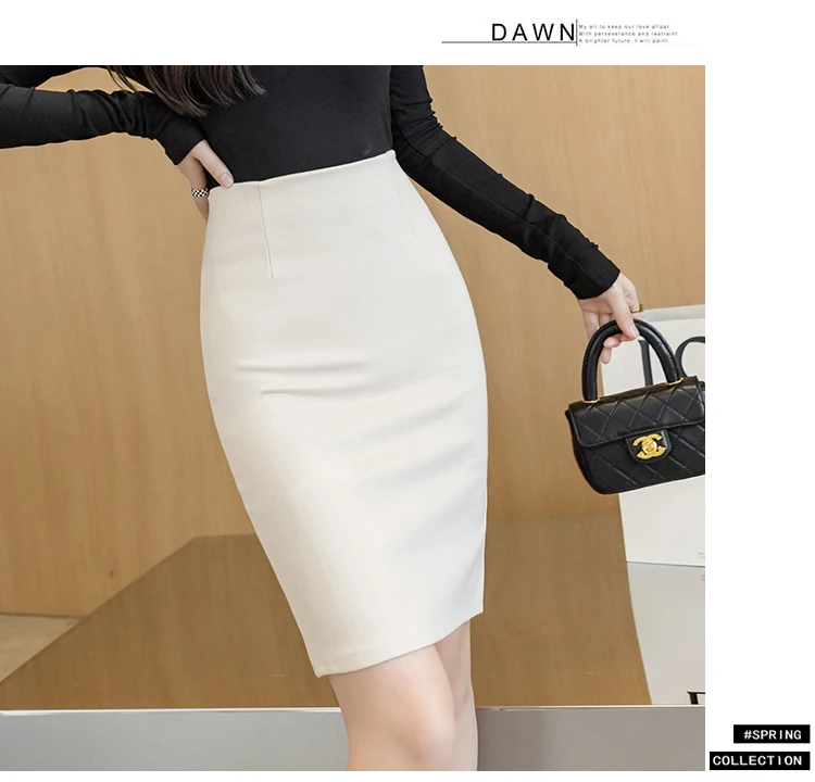 Oversized Women Office Pencil Skirts 2026 Elegant Fashion Autumn High Wiast Black Skirt Korean Style Winter Skinny Corset Skirt