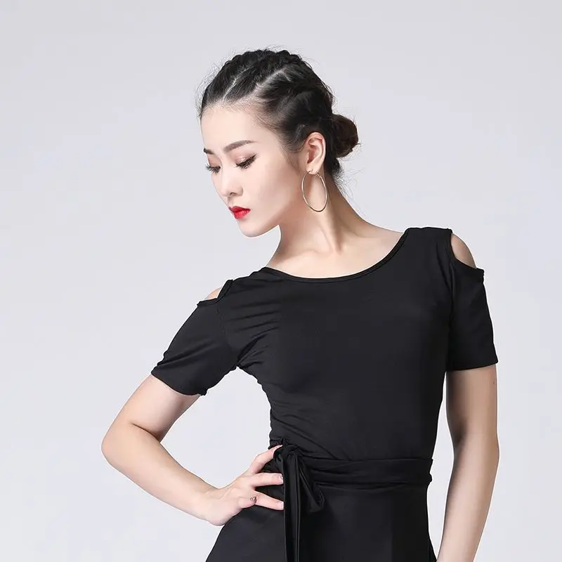 Latin Dance Apron Triangle Towel One-piece Adult Skirt Women Lace-up New Cha-cha Skirt Covering Hip ,Running Climbing Clothing