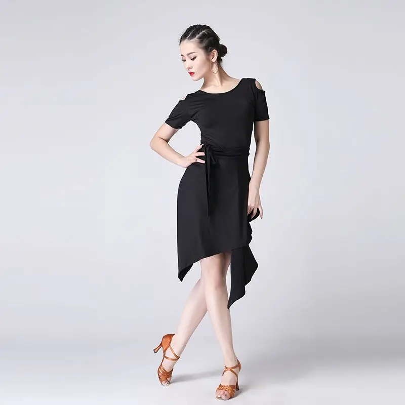 Latin Dance Apron Triangle Towel One-piece Adult Skirt Women Lace-up New Cha-cha Skirt Covering Hip ,Running Climbing Clothing
