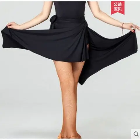 Latin Dance Apron Triangle Towel One-piece Adult Skirt Women Lace-up New Cha-cha Skirt Covering Hip ,Running Climbing Clothing