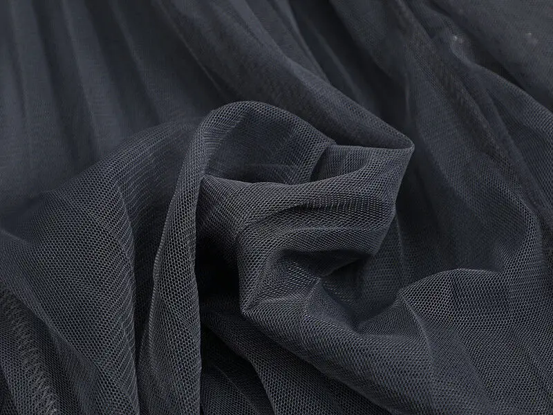 Chamliforve Women Tulle Mesh Skirt Elegant Elastic Waist Fairy Long A-line Tutu Skirt for Spring Summer High Waist Long Skirt
