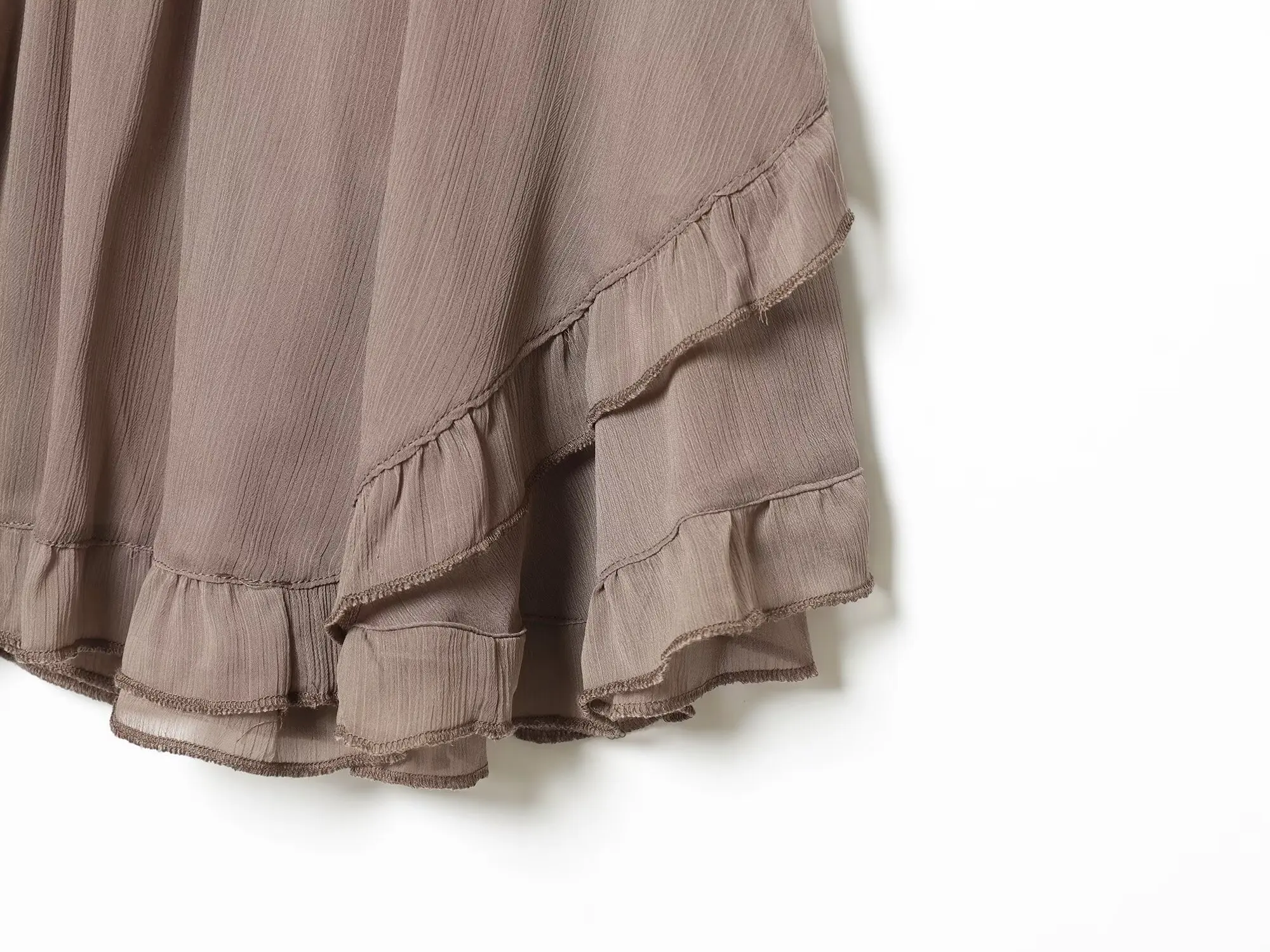 Irregular Ruffles Cake Skirt Pleated Cake Womens Skirt High Waist Faldas Mujer Japan Style Eleganr Skirts Spring Summer Brand