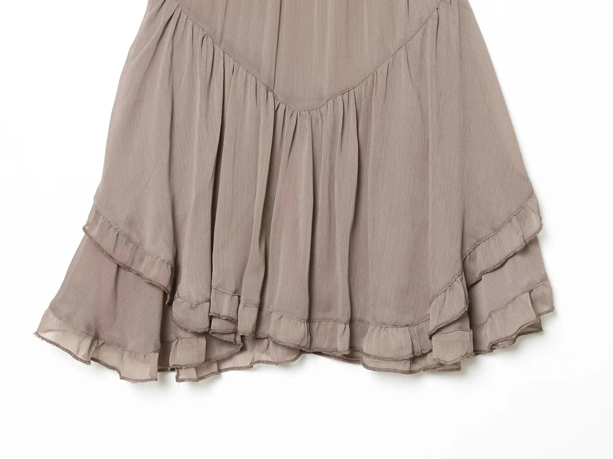 Irregular Ruffles Cake Skirt Pleated Cake Womens Skirt High Waist Faldas Mujer Japan Style Eleganr Skirts Spring Summer Brand