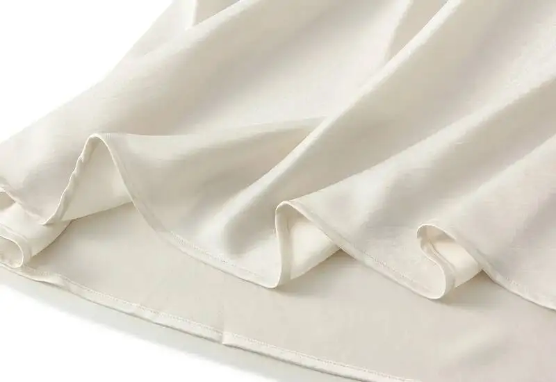 Women Summer Satin Long Skirt 2025 Trendy Elegant High Waist Solid Color Luxury Faldas